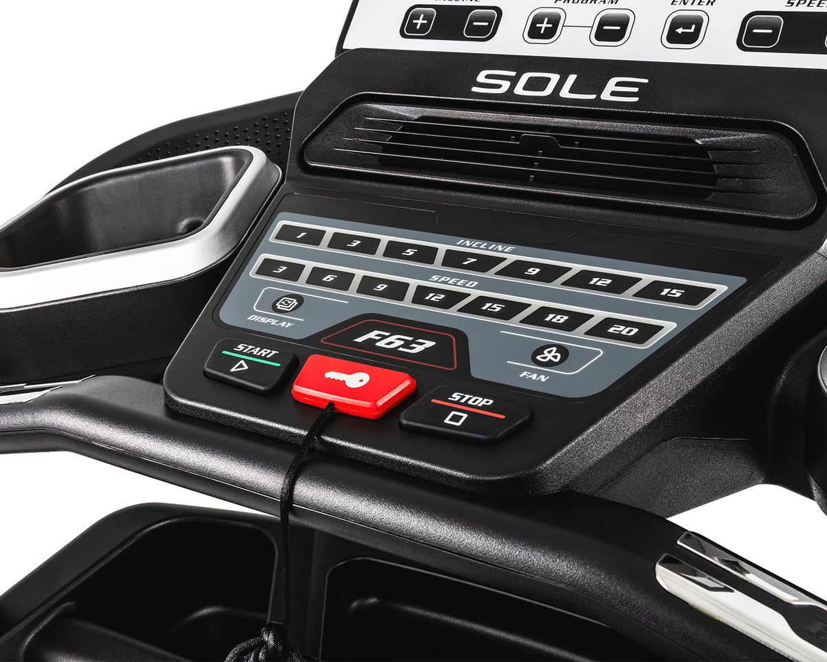 Sole Fitness Foldable Treadmill F63 (New model)