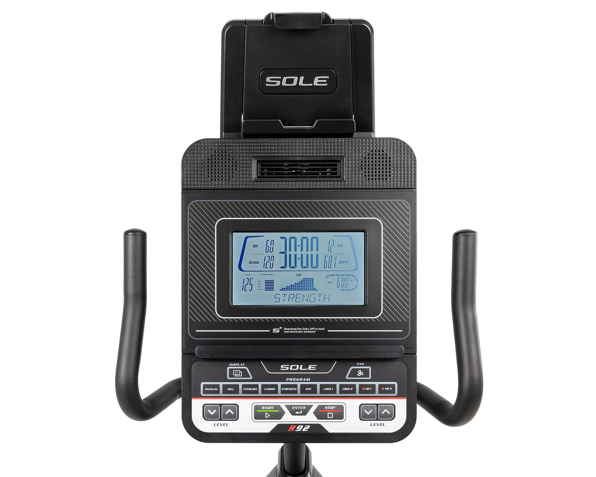 Sole Fitness Recumbent Bike R92 (nieuw model)