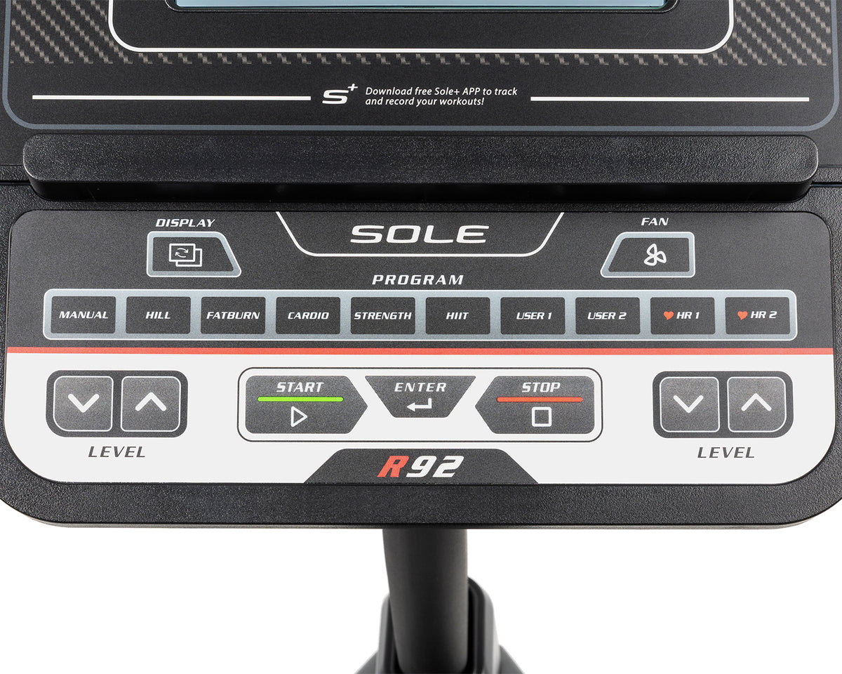 Sole Fitness Recumbent Bike R92 (nieuw model)