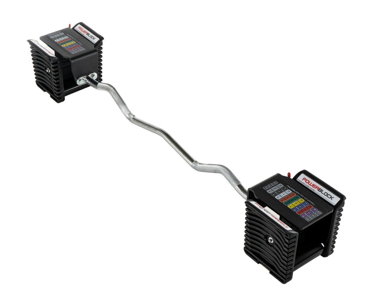 Powerblock Pro 100 EZ Curl Bar PBPRO100EZB
