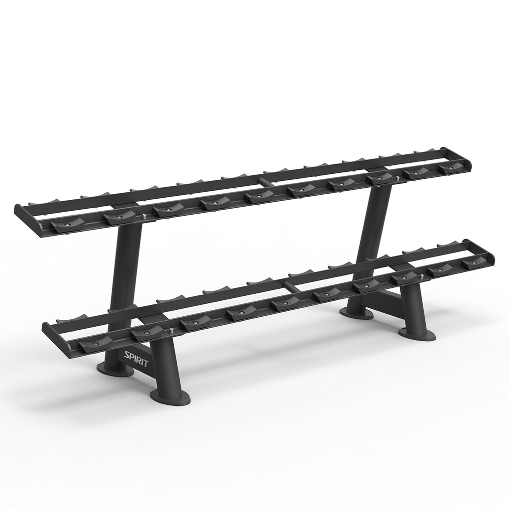 Spirit Fitness Two Tier Dumbbell Rack SP-4265 - Fitness Trading