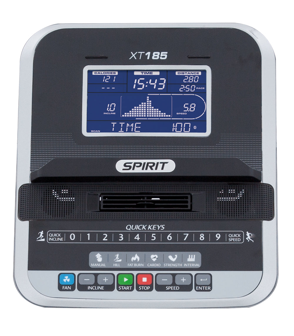 Spirit xt185 treadmill outlet specs